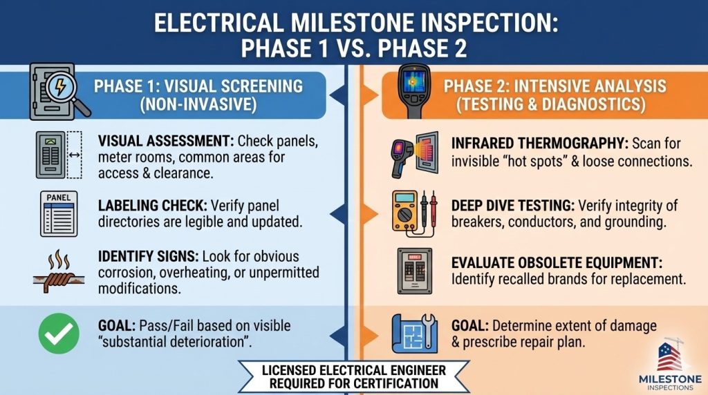 licensed electrical engineer for milestone inspection