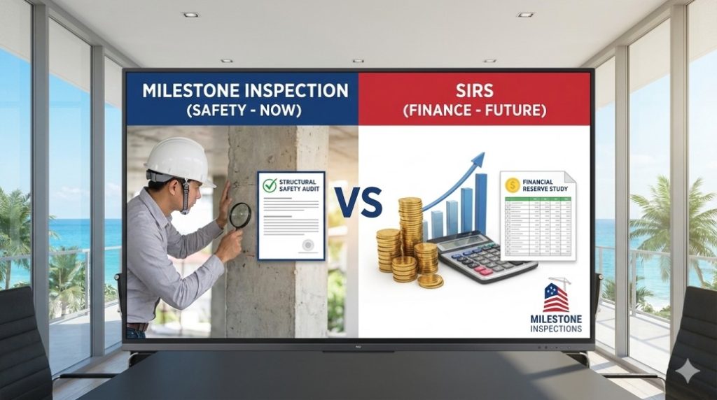 milestone inspection vs sirs
